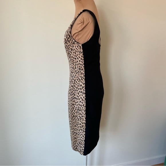 Diane von Furstenberg Arianna Cheetah Animal Print Carmel New Pearl Black Dress - Picture 4 of 12